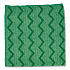 Reusable Cleaning Cloths, Microfiber, 16 x 16, Green, 12/Carton (Q620)