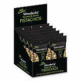 Wonderful Pistachios In Shell Roasted and Salted, 1.5 oz Bag, 12 Bags/Box (70217)