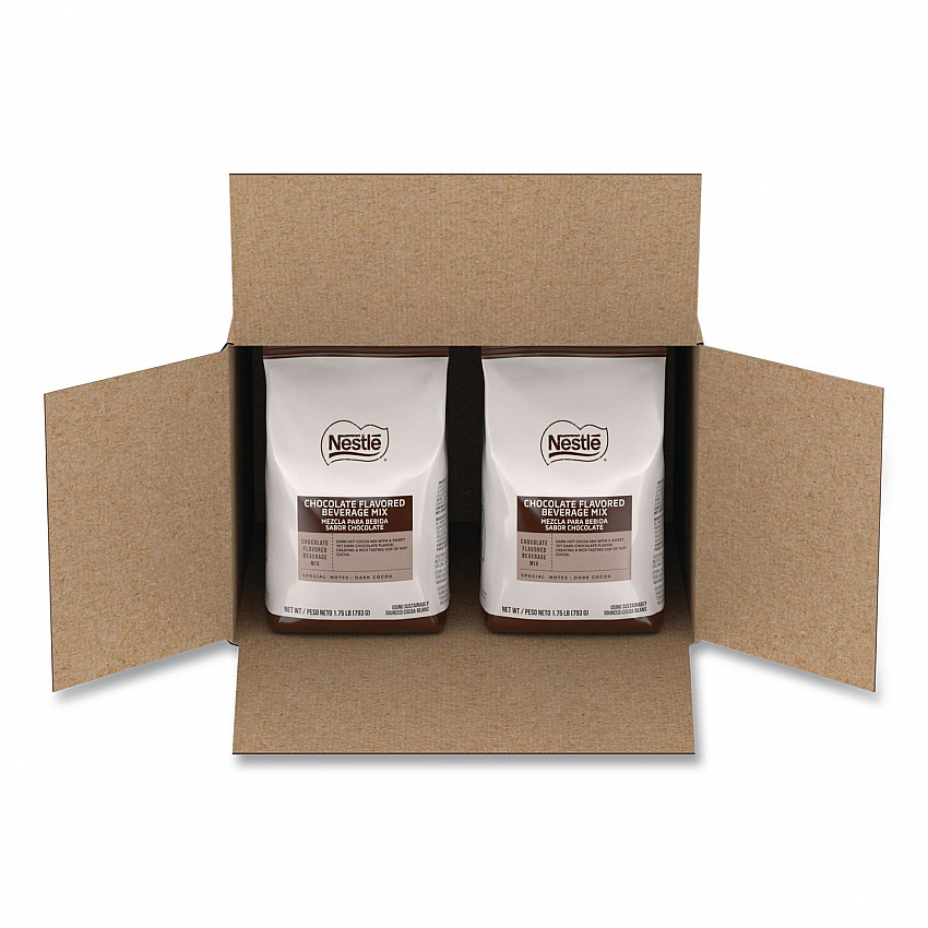 Premium Hot Chocolate Mix, Rich Chocolate, 1.75 lb Bag, 6/Carton (81794CT)