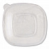 PLA Lids for Fiber Bowls, 8.8 x 8.8 x 1.4, Clear, 200/Carton (BQLCS24)