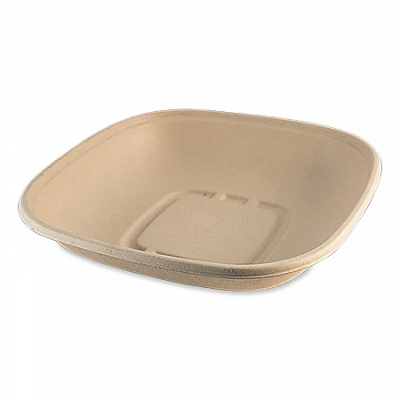 Fiber Bowls, 32 oz, 8.3 x 8.3 x 1.8, Natural, Paper, 400/Carton (BQSC32LFS)