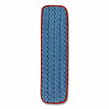 Microfiber Wet Mopping Pad, 18.5" x 5.5" x 0.5", Red (Q410RED)