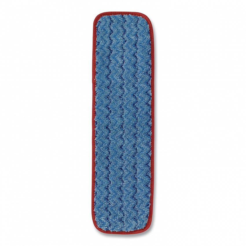 Microfiber Wet Mopping Pad, 18.5" x 5.5" x 0.5", Red (Q410RED)
