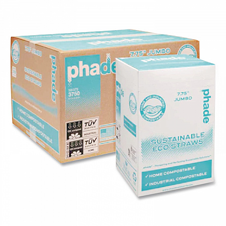 Marine Biodegradable Straws, 7.75