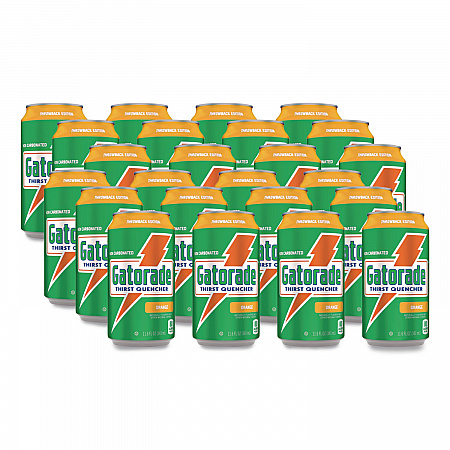 Thirst Quencher Can, Orange, 11.6 oz Can, 24/Carton (00902)