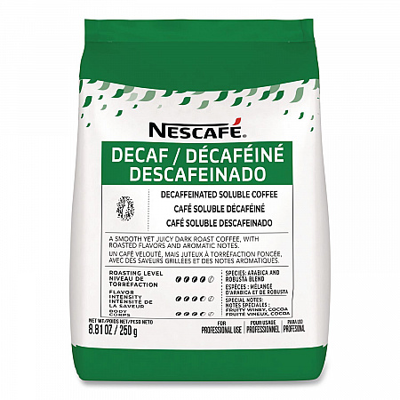 Bulk Decaf Ground Coffee, Arabica, 8.81 oz Bag, 4/Carton (72091CT)