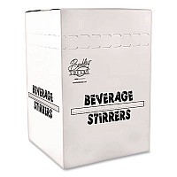 Polypropylene Stirrers, 5", White, 1,000/Pack (1241210)