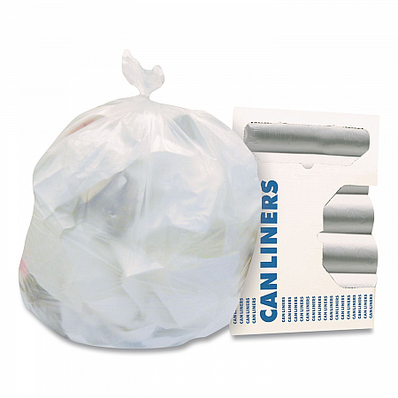 Linear Low-Density Can Liners, 30 gal, 0.65 mil, 30