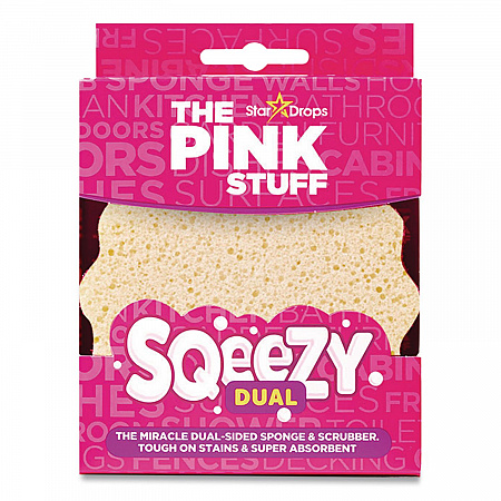 Sqeezy Dual-Sided Sponge and Scrubber, 4