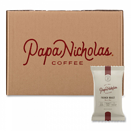 Premium Coffee, French Roast, Ground Portion Packs, 18/Carton (25183)