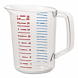 Bouncer Measuring Cup, 32 oz, Plastic, Clear (3216CLE)
