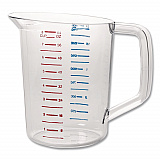 Bouncer Measuring Cup, 2 qt, Plastic, Clear (3217CLE)