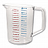 Bouncer Measuring Cup, 2 qt, Plastic, Clear (3217CLE)