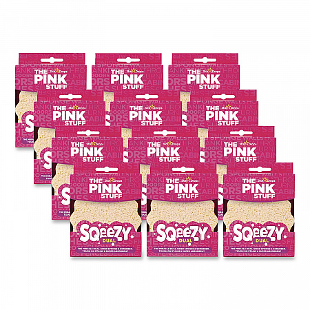 Sqeezy Dual-Sided Sponge and Scrubber, 4
