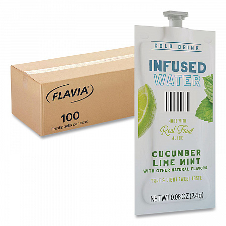 Cucumber Lime Mint Infused Water Freshpack, 100/Carton (48051)