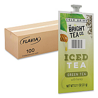 The Bright Tea Co. Iced Green Tea with Honey Freshpack, 100/Carton (48049)