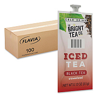 The Bright Tea Co. Unsweetened Iced Black Tea Freshpack, 100/Carton (48047)