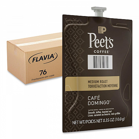 Peet's Coffee Cafe Domingo Freshpack, 76/Carton (48035)
