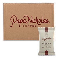 Premium Coffee, Breakfast Blend, Ground Portion Packs, 18/Carton (25184)