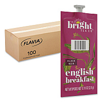 The Bright Tea Co. English Breakfast Black Tea Freshpack, 100/Carton (48027)