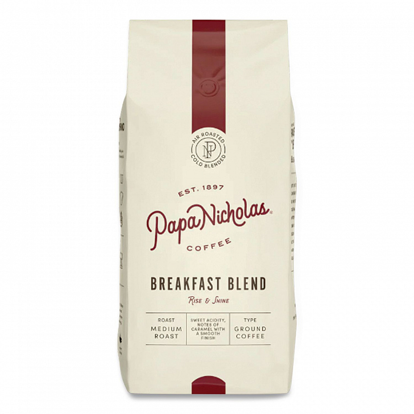 Premium Coffee, Whole Bean, Breakfast Blend, 32 oz Bag (32006)