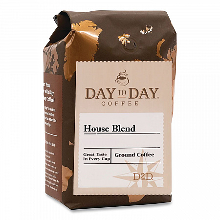 100% Pure Coffee, House Blend, Ground, 28 oz Bag (33700)