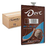 Dove Hot Chocolate Freshpack, Milk Chocolate, 72/Carton (48000)