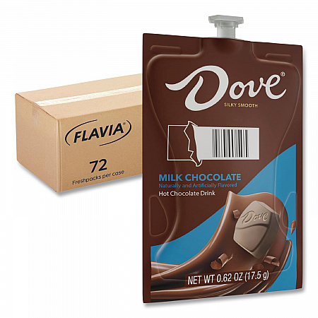 Dove Hot Chocolate Freshpack, Milk Chocolate, 72/Carton (48000)