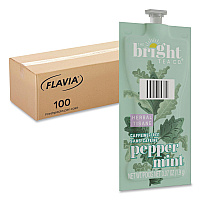 The Bright Tea Co. Peppermint Herbal Tea Freshpack, 100/Carton (48025)