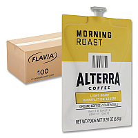 Alterra Morning Roast Coffee Freshpack, 100/Carton (48008)