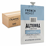 Alterra French Roast Coffee Freshpack, 100/Carton (48010)