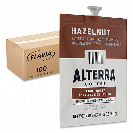 Alterra Hazelnut Coffee Freshpack, 100/Carton (48011)