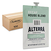 Alterra Decaf House Blend Coffee Freshpack, 100/Carton (48013)