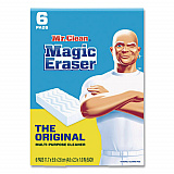 Magic Eraser, 2.3 x 4.6, 1" Thick, White, 6/Pack (79009PK)