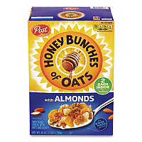 Honey Bunches of Oats with Almonds, 2 Bags/Box, 48 oz Box (22002622)