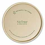 Paper Lids for Bowls, 4.6" Diameter, Brown, 500/Carton (BOLPA12K)
