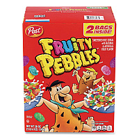 Fruity Pebbles Crispy Rice Cereal, 2 Bags/Box, 38 oz Box (22002627)