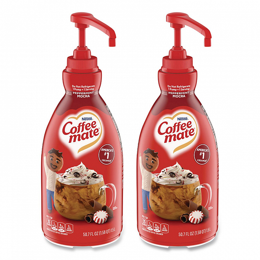 Liquid Creamer, Peppermint Mocha, 1.5 L Pump Bottle (29600)