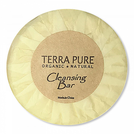 Terra Pure Cleansing Bar, Green Tea Lemongrass Scent, 0.6 oz Bar, 400/Carton (002041)