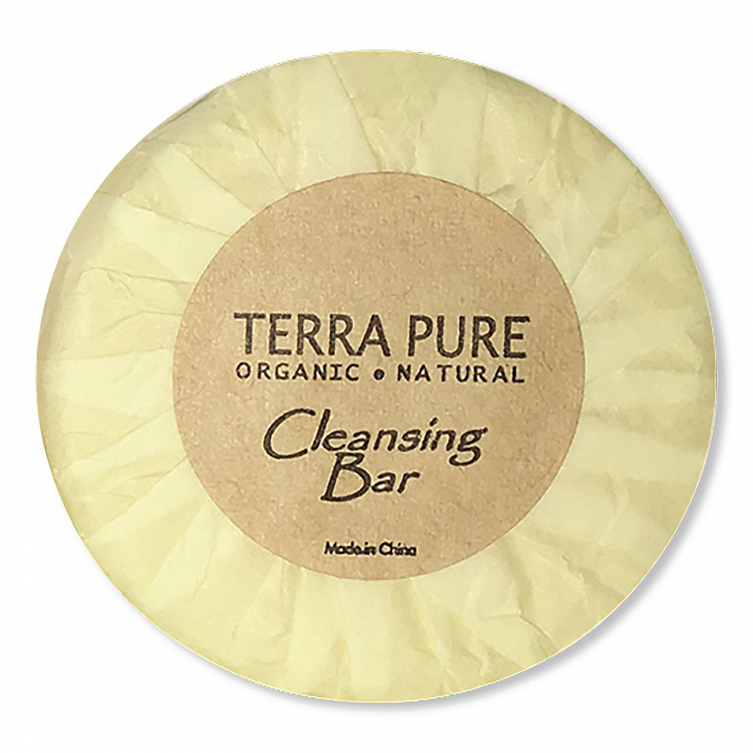 Terra Pure Cleansing Bar, Green Tea Lemongrass Scent, 0.6 oz Bar, 400/Carton (002041)