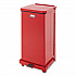 Defenders Heavy-Duty Steel Step Can, 6.5 gal, Steel, Red (ST12EPLRD)