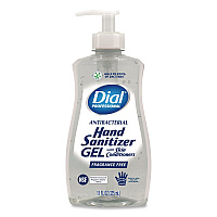 Gel Antibacterial Hand Sanitizer, 11 oz Pump Bottle, Fragrance-Free (35482EA)