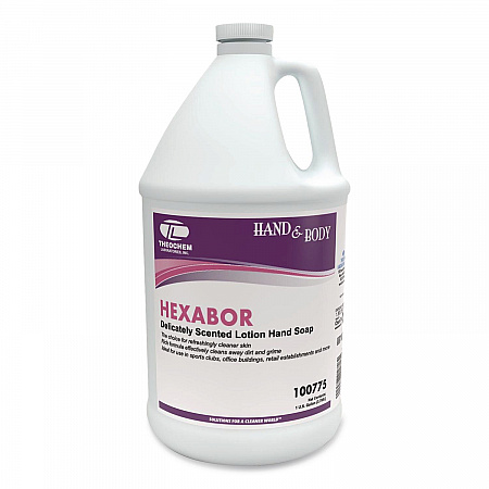 HEXABOR Delicately Scented Lotion Hand Soap, 1 gal Bottle, 4/Carton (775)