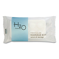 H2O Therapy Soaps, White Tea and Lemongrass Scent, 1.1 oz Bar, 400/Carton (007095)