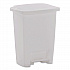 Step-On Waste Can, 8.25 gal, Plastic, White (284187WHICT)