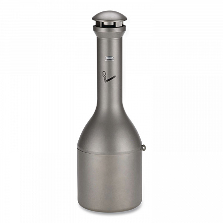 Infinity Traditional Smoking Receptacle, 4.1 gal, 13 dia x 39h, Antique Pewter (9W33APE)