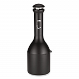 Infinity Traditional Smoking Receptacle, 4.1 gal, 13 dia x 39h High, Black (9W33BLA)