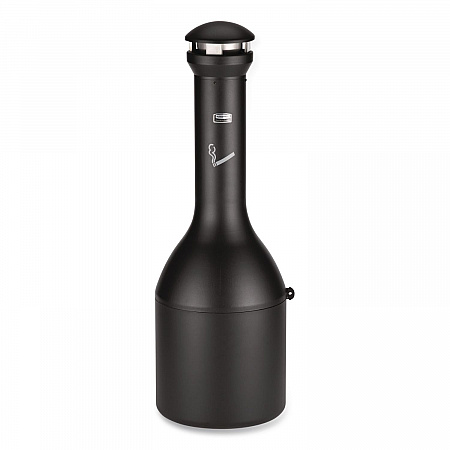 Infinity Traditional Smoking Receptacle, 4.1 gal, 13 dia x 39h High, Black (9W33BLA)