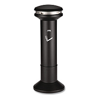Infinity Ultra-High Capacity Smoking Receptacle, 6.7 gal, 15.5 dia x 41.5h, Black (9W34BLA)