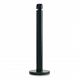 Smoker's Pole, Round, Steel, 0.9 gal, 4 dia x 41h, Black (R1BK)